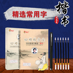 猫太子司马彦汉语常用字 成人楷书字帖钢笔硬笔凹槽练字板本