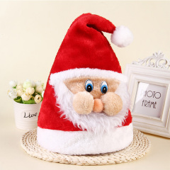 圣诞节礼物 儿童圣诞帽成人男女小孩老人圣诞装饰品圣诞头饰帽子
