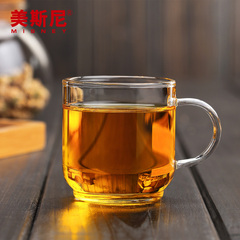 美斯尼 M0112 加厚 玻璃茶杯 功夫品杯120毫升  温雅杯 玻璃茶杯