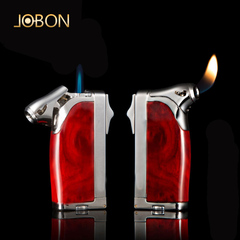 jobon中邦充气气体雪茄防风打火机创意 金属个性点烟器精美礼品