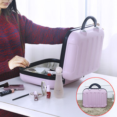 旅行化妆箱盒大容量多功能简约大号手提专业防水韩国女士化妆包