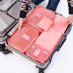 旅行衣物收纳袋 韩国多功能出差旅游收纳袋子便携行李分装整理包