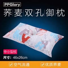 PPGLORY荞麦皮枕头荞麦枕头枕芯大双孔健康御枕枕头耳枕成人睡