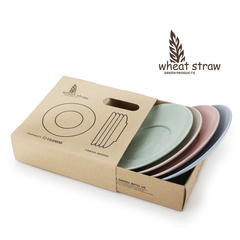 小麦创意彩色小盘子点心甜品碟子装骨头的菜碟调味碟日式塑料餐具