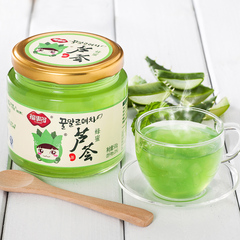 [买2瓶送木勺]福事多蜂蜜芦荟茶500g 韩式蜜炼果茶 冲饮品下午茶
