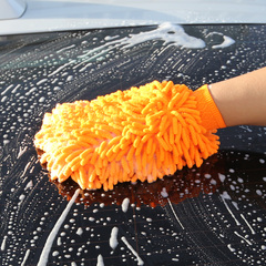 荣利多功能雪尼尔单双面汽车洗车手套不伤漆擦车清洗手套洗车工具