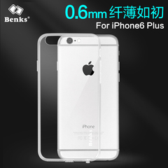 Benks iphone6 plus手机壳 苹果6plus 硅胶软壳 5.5透明手机壳潮