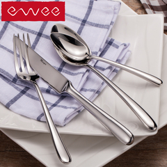 德国ewee 不锈钢餐具三件套 西餐刀叉勺套装 西餐勺餐羹 水果叉