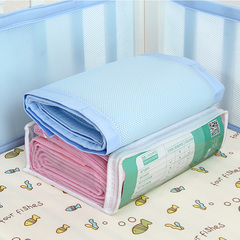 贝吉宝婴儿床围夏季透气防掉三明治宝宝透气婴儿床上用品床围套件