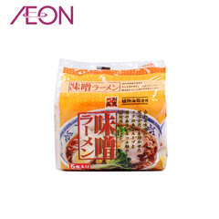 AEON日本进口朝日商事创意一品味增拉面5袋入
