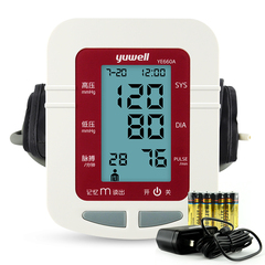 鱼跃上臂式电子血压计660A全自动家用血压测量测血压电子血压测量