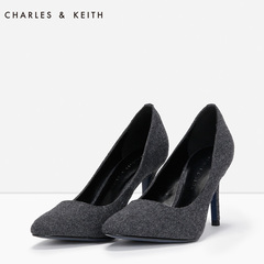 CHARLES&KEITH尖头高跟鞋 CK1-60390256  新款浅口女鞋通勤鞋单鞋