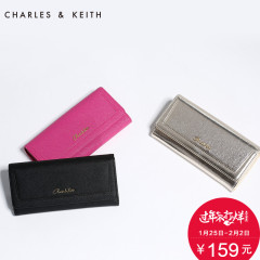 CHARLES&KEITH钱包 CK2-10770015 女式长款零钱包手拿包