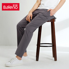 Baleno/班尼路男装 青年中腰直筒长裤休闲裤 时尚百搭修身男裤子