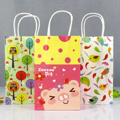 生日礼品袋 纸袋回礼袋宝宝满月礼品袋韩版创意礼品袋子