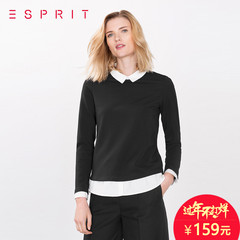 ESPRIT女士2016冬时尚潮流长袖衬衫(假两件)-106EO1K017