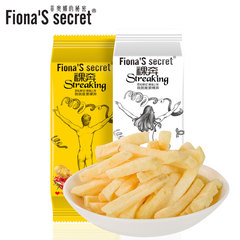 菲奥娜的秘密 休闲膨化办公零食品小吃薯条500g 裸奔薯条含番茄酱