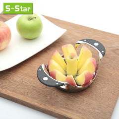Sstar大号苹果刀 不锈钢水果分割器刀 苹果分离器去核器切片器