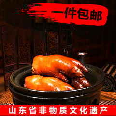 周钦公流亭猪蹄山东青岛特产卤猪脚美食休闲零食小吃真空包邮450g