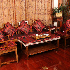 竹月阁红木沙发坐垫实木沙发坐垫婚庆中式家具冬木沙发垫
