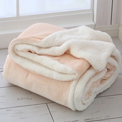 冬季珊瑚绒毛毯加厚法兰绒办公室午睡小毯子宿舍床单单件双人盖毯