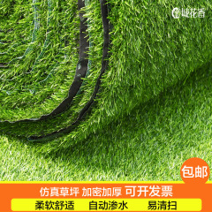仿真草坪人造草坪加密塑料绿色植物墙草坪地毯幼儿园阳台学校草坪