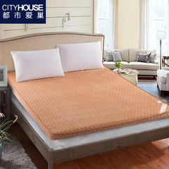 床垫 1.5m床防潮透气榻榻米折叠1.2/1.8米立体珊瑚绒海绵床褥床垫