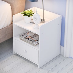 床头柜简约现代卧室收纳文件柜子创意小置物柜储物柜斗柜白色组装