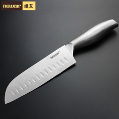 维艾不锈钢厨师刀家用厨房刀具专业切片刀菜刀多用刀锻打德国工艺