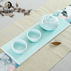 闽毓龙泉青瓷茶壶茶杯茶具套装礼品功夫茶具套装个性茶具茶托