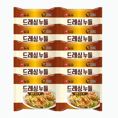 韩国进口农心芝麻味凉拌面单包118g*10包十连包冷面保质期2月底