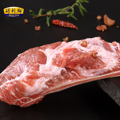 得利斯 欧得莱黑山猪前排500g 生肉新鲜整肉原切冰鲜土猪肉大骨头
