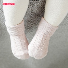 新生儿袜子秋冬季棉袜0-3-6个月婴儿男女宝宝儿童加厚1-3岁地板12