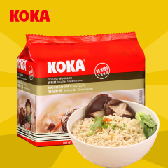 新加坡进口 KOKA方便面香菇味泡面速食面清真干拌面快熟面