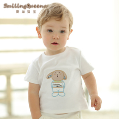 0-1-2-3周岁女宝宝夏装婴儿衣服夏季童装男童棉质短袖儿童T恤