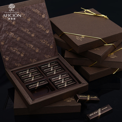歌斐颂 纯可可脂精致纯黑巧克力礼盒 情人节生日礼物礼品装送女友