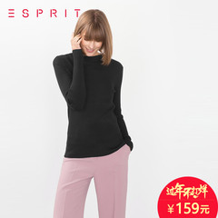 ESPRIT女士2016纯色圆领长袖套头针织衫-096EO1I016