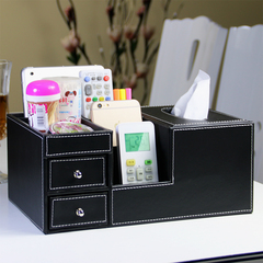 新品 欧式纸巾抽纸盒 创意桌面遥控器化妆品收纳 客厅餐巾纸抽盒