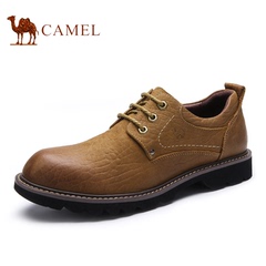 Camel/骆驼男鞋 磨砂牛皮工装鞋男士户外休闲鞋耐磨潮鞋