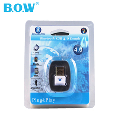 BOW航世 蓝牙USB4.0适配器  蓝牙键盘耳机发射接收器 支持WIN7/8
