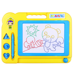 儿童画画板新彩色磁性写字板婴幼儿小黑板宝宝涂鸦玩具2-3-4-6岁