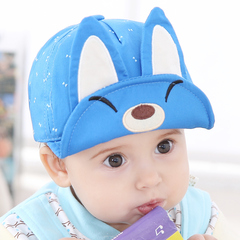 婴儿帽子春秋韩版小孩男女童棒球帽6-12个月遮阳鸭舌帽宝宝帽子冬