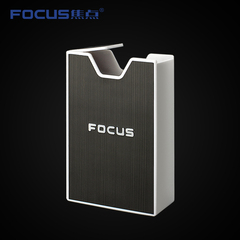 focus焦点20支装烟盒创意超薄金属铝合金塑料20支男士香菸盒