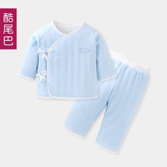 新生儿衣服0-3-6个月纯棉和尚服 初生婴儿冬装 婴儿加厚内衣套装