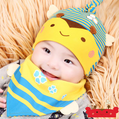 婴儿帽子0-3-6-12个月秋冬天新生儿帽子婴幼儿胎帽男女宝宝帽子