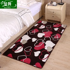 珊瑚绒加厚床边毯 现代简约卧室客厅茶几沙发满铺飘窗长方形地毯