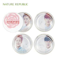 Nature Republic 自然乐园EXO鲜花润唇膏玫瑰味