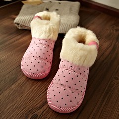 冬季男女情侣全包跟保暖舒适月子鞋毛毛鞋居家棉鞋