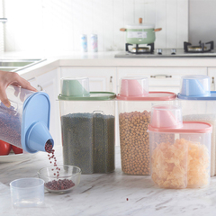 继红 创意厨房有盖防虫密封罐五谷杂粮储物罐厨房用品抗菌收纳罐