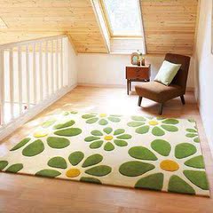 鑫乙达田园花朵风格客厅地毯茶几卧室加厚加密手工腈纶满铺地毯